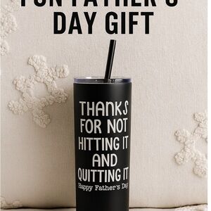 Black Father's Day Tumbler